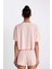 Fit Crop Bisiklet Yaka Sporcu Ribana Kısa Kollu Tişört A9916AX24SM 6