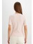 Slim Fit Dar Kesim Bisiklet Yaka Fitilli Kaşkorse Basic Düz Kısa Kollu Tişört C0097AX24SM 6