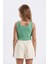 Kız Çocuk Bisiklet Yaka Basic Düz Atlet D4565A824HS 6