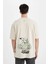 Rick and Morty Oversize Geniş Kalıp Bisiklet Yaka Sırt Baskılı Kısa Kollu Tişört B8100AX24SM 6