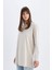 Regular Fit Bisiklet Yaka Basic Düz Uzun Kollu Tişört Tunik C9609AX24SM 3
