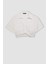Cropped Fit Gömlek Yaka Twill Kısa Kollu Bluz C7799AX24SM 7