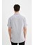Slim Fit Dar Kesim Yazlık Polo Yaka Keten Görünümlü Kısa Kollu Gömlek N9073AZ24SM 7
