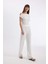 Regular Fit Beli Lastikli Basic Düz Bürümcük Pantolon D4415AX24SM 1