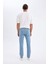 Sergio Regular Fit Normal Kalıp Normal Bel Boru Paça Jean Pantolon D2413AX24SM 7