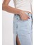 Yüksek Bel Jean Bermuda Şort D4580AX24HS 7