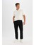 Regular Fit Normal Kesim Yazlık Twill Chino Kanvas Pantolon Cepli Düz Paça D1779AX24SP 2