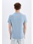 %100 Pamuk Slim Fit Dar Kesim Bisiklet Yaka Baskılı Kısa Kollu Tişört C3946AX24SM 7