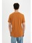 %100 Pamuk Slim Fit Dar Kesim Bisiklet Yaka Baskılı Kısa Kollu Tişört C6914AX24SM 6