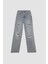 90's Wide Leg Yırtık Detaylı Yüksek Bel Uzun Jean Yıkamalı Pantolon C8606AX24HS 6