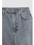 90's Wide Leg Yırtık Detaylı Yüksek Bel Uzun Jean Yıkamalı Pantolon C8606AX24HS 7