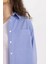 Oversize Geniş Kalıp Çizgili Poplin Uzun Kollu Gömlek C8751AX24SM 7
