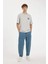 Comfort Regular Fit Rahat Kalıp Bisiklet Yaka Baskılı Kısa Kollu Tişört C4082AX24SM 2