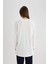 Regular Fit Bisiklet Yaka Basic Düz Uzun Kollu Tişört Tunik B2586AX24SP 6