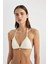 Fall in Love Regular Fit Nakışlı Brode Üçgen Bikini Üstü B6894AX24SM 1