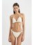 Fall in Love Regular Fit Nakışlı Brode Üçgen Bikini Üstü B6894AX24SM 2
