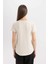Regular Fit V Yaka Basic Düz Kısa Kollu Tişört K1507AZ24SM 6