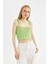 Coool Slim Fit Dar Kesim Kare Yaka Askılı Kroşe Triko Atlet D1401AX24SM 6