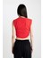 Slim Fit Dar Kesim Bisiklet Yaka Basic Düz Kolsuz Kırmızı Tişört A9420AX24SP 6