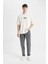 Oversize Fit Bisiklet Yaka Sırt Baskılı Kısa Kollu Tişört B4900AX24SP 5