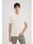 %100 Pamuk Regular Fit Polo Yaka Kısa Kollu Basic Düz Pike Kumaş Tişört C1293AX24SP 6