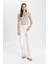 Slim Fit Dar Kesim Çizgili Bisiklet Yaka Ribana Atlet C6610AX24SM 2