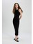 Bodycon Halter Yaka Fitilli Kaşkorse Maxi Kolsuz Elbise A4828AX24SM 3