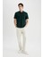 %100 Pamuk Regular Fit Polo Yaka Kısa Kollu Basic Düz Pike Kumaş Tişört C1293AX24SP 6