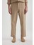 Yazlık Jogger Pantolon Regular Fit Normal Kesim Keten Görünümlü Düz Paça Pamuklu Cepli B4138AX24SP 7