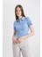Fitted Polo Yaka Fitilli Kaşkorse Kısa Kollu Tişört A0379AX24SM 3