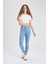 Jegging Yüksek Bel Bilek Boy Dar Paça Basic Jean Pantolon B7498AX24SP 3