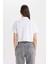 Relax Fit Polo Yaka Baskılı Pike Kısa Kollu Tişört C7716AX24SM 6
