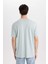 Regular Fit Bisiklet Yaka Baskılı Kısa Kollu Tişört B9002AX24SM 6