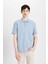 New Regular Fit Basic Düz Kısa Kollu Polo Tişört B4939AX24SP 7