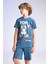 Erkek Çocuk Pijama Takımı Baskılı Kısa Kollu Üst Şort C2783A824SM 1