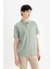 New Regular Fit Basic Düz Kısa Kollu Polo Tişört B4939AX24SP 6