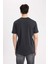 %100 Pamuk Slim Fit Dar Kesim Bisiklet Yaka Baskılı Kısa Kollu Tişört C2079AX24SM 6