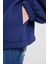 Oversize Geniş Kalıp Yarım Fermuarlı Nakışlı Kalın Sweatshirt C4581AX24SM 6