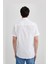 %100 Pamuk Slim Fit Dar Kesim Yazlık Basic Düz Kısa Kollu Beyaz Gömlek R1706AZ24SM 6
