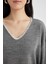 Regular Fit V Yaka Triko Kazak D0050AX24SP 6