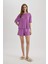 Fall in Love Pijama Takım Kısa Kollu Beli Lastikli Şort Alt B6183AX24SP 1