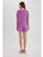 Fall in Love Pijama Takım Kısa Kollu Beli Lastikli Şort Alt B6183AX24SP 5