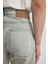 Flare Fit Bol Kalıp Normal Bel Geniş Paça Soluk Efektli Jean Pantolon B8326AX24SM 6