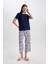 Fall in Love Regular Fit Kısa Kollu Pijama Takımı B6194AX24SP 2