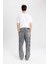 Baggy Geniş Kalıp Normal Bel Geniş Paça Kargo Cepli Jean Pantolon C3079AX24SP 7