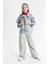 Kız Çocuk Wide Leg Geniş Paça Jean Pantolon B9825A824SM 6