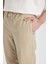 Regular Fit Jogger Gabardin Pantolon Beli Bağcıklı Cepli Düz Paça B6148AX24SP 7