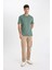 %100 Pamuk New Regular Fit Bisiklet Yaka Basic Düz Kısa Kollu Tişört V7699AZ24SP 7