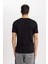 Slim Fit Dar Kesim Bisiklet Yaka Kısa Kollu Basic Düz Tişört M6606AZ24SP 6