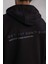 Fit Oversize Geniş Kalıp Kapüşonlu Baskılı Cepli Sweatshirt B4770AX24SP 7